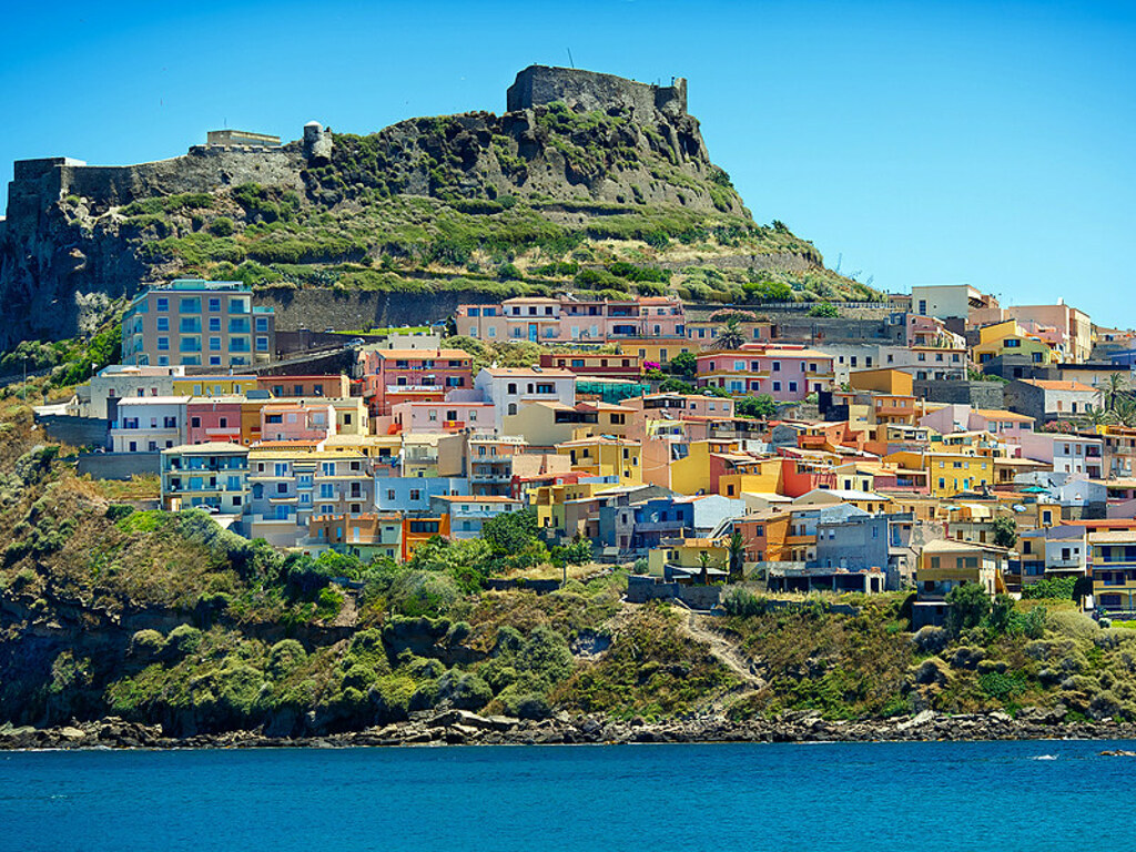 Medieval town Castelsardo, Sardinia, Italy