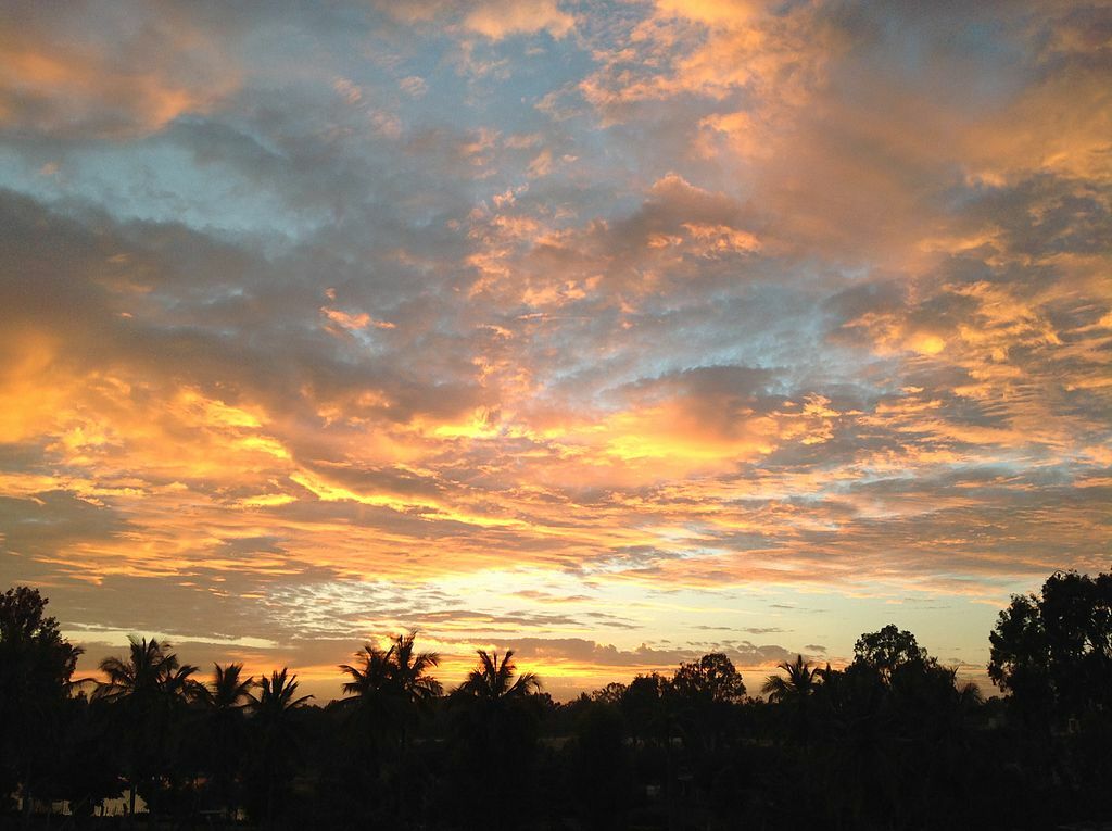 Colorful sky at Sunset