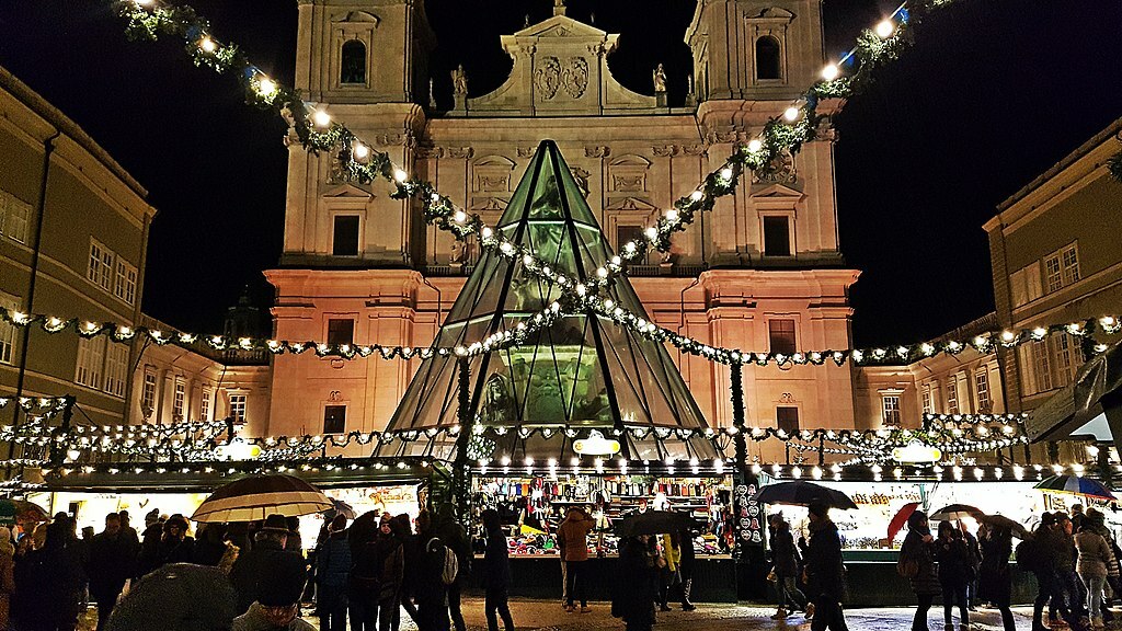 Christmas Market Salzburg Austria 