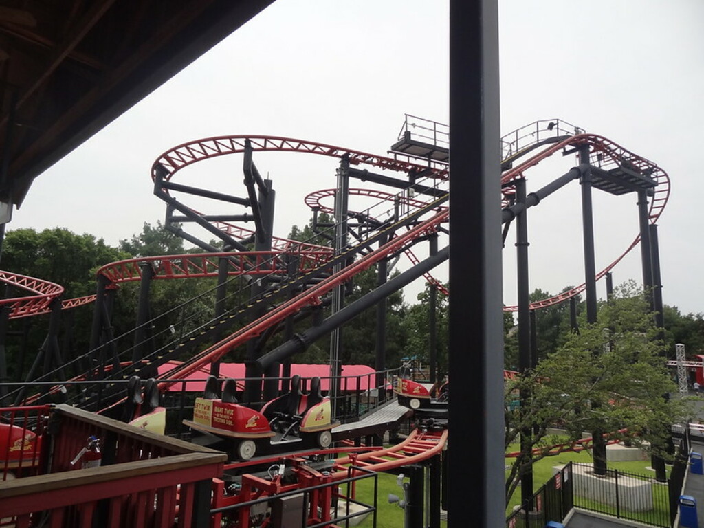 Pandemonium at Six Flags Over Texas