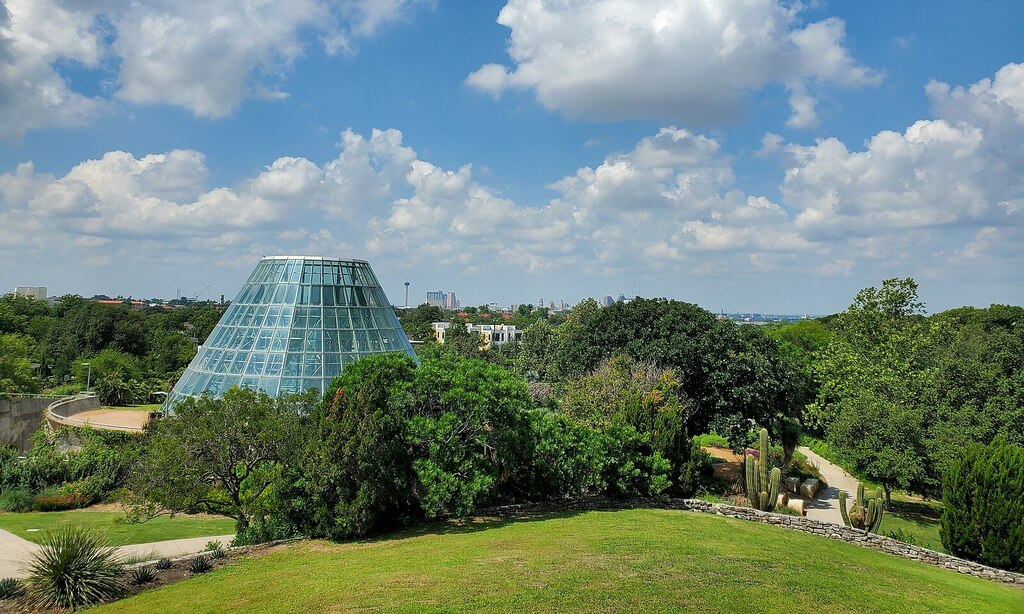San Antonio Botanical Garden Overlook View