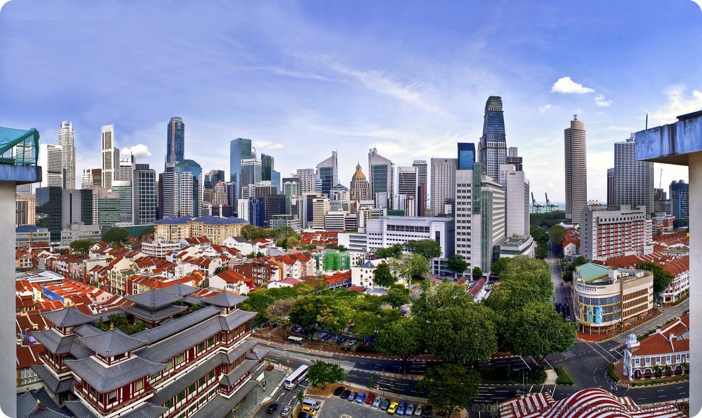CBD view From Chinatown.