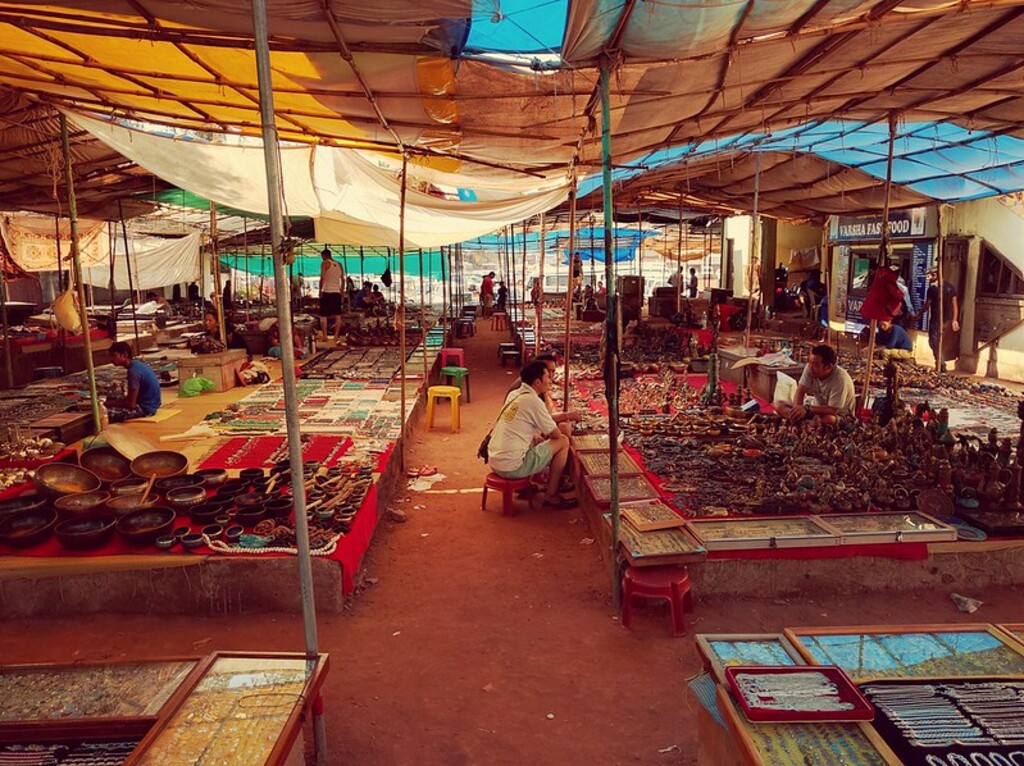 Flea Market in Goa, India