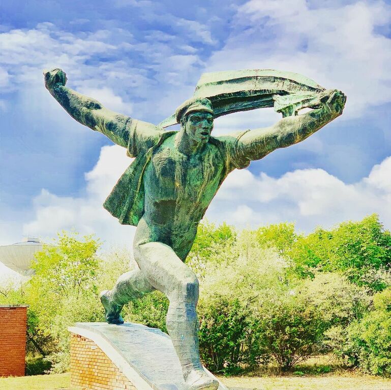 see bygone communist sculptures at memento park