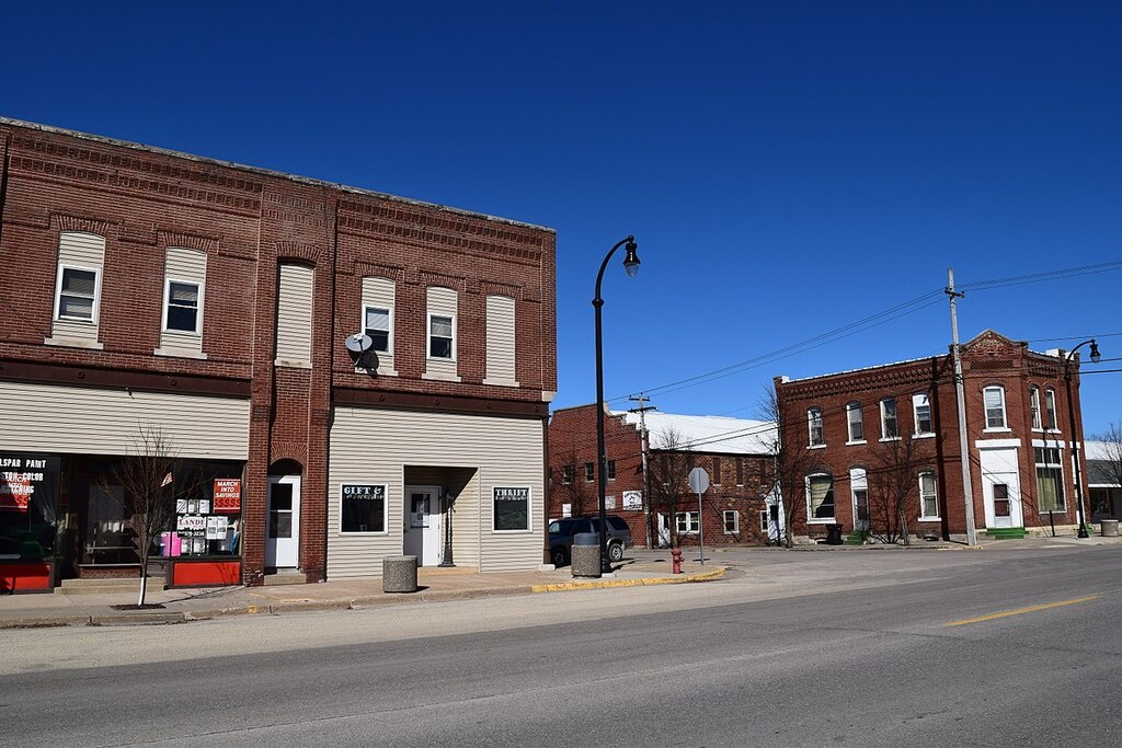 Downtown Fredericksburg, Iowa
