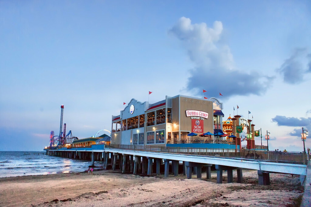 Pleasure Pier Galveston HDR