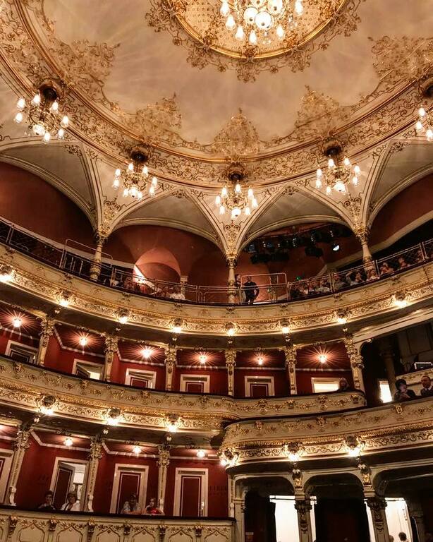 things to do in pecs | catch a show at the beautiful national theatre of pécs