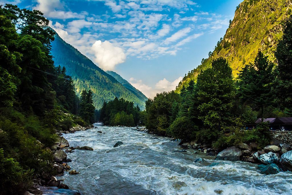 Parvati Valley river kasol