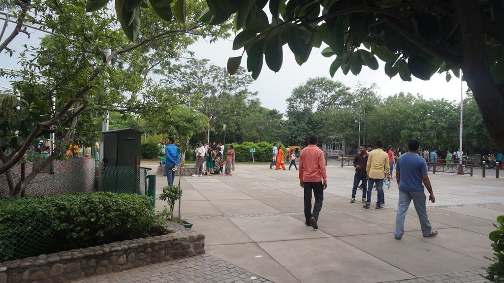 Chandigarh India outing on a Sunday evening