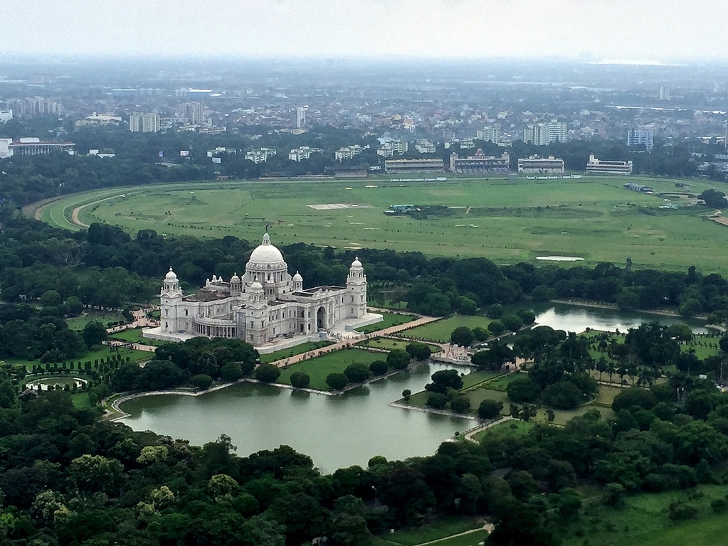 Victoria Memorial (Kolkata)- Top side View