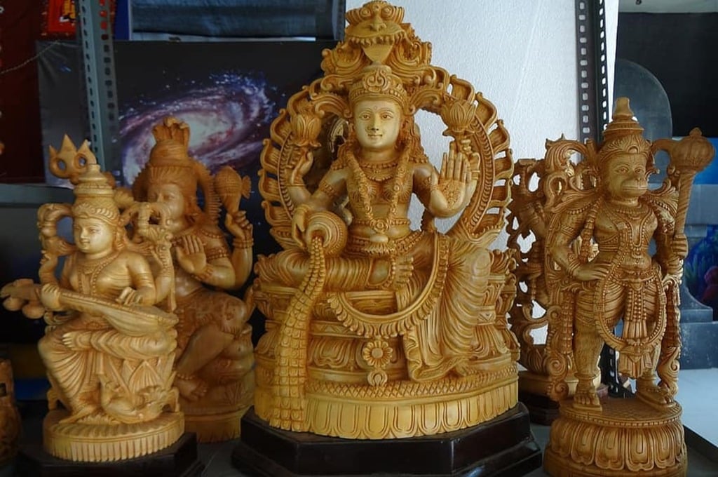 wooden artefacts