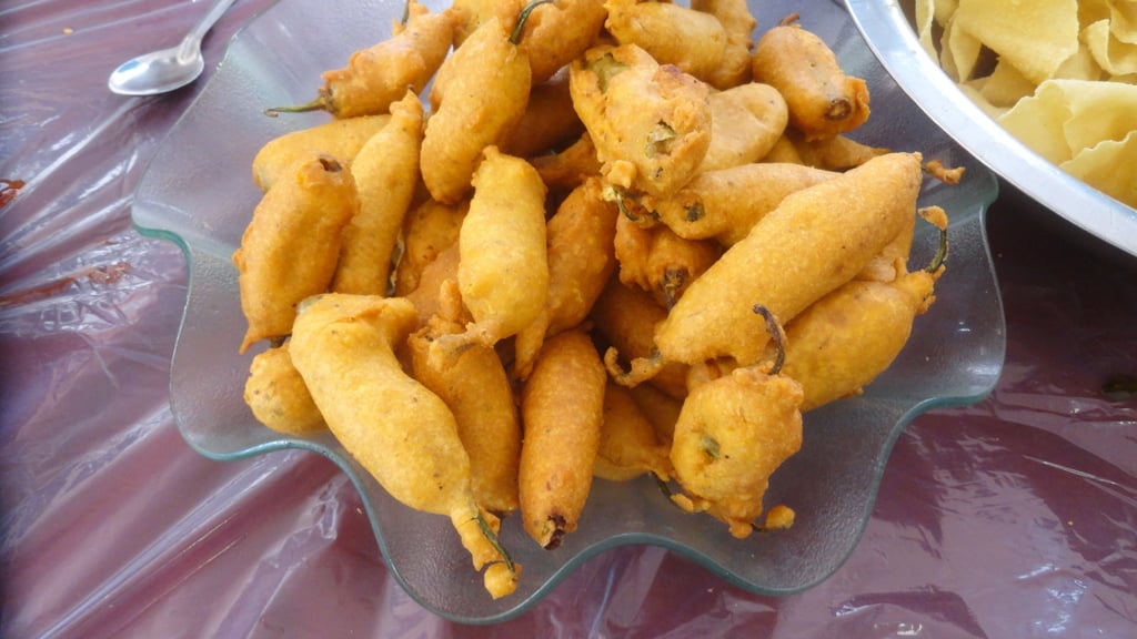 Andhra famous mirchi bajji