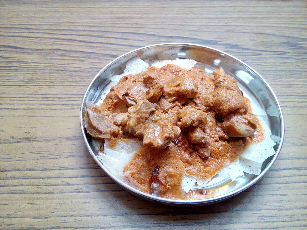 Kori rotti(with chicken ghasi)