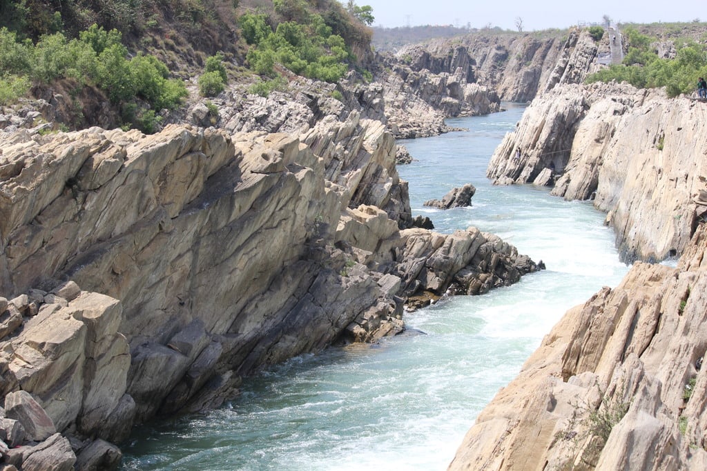 Section of Narmada River near Bhedaghat, Jabalpur