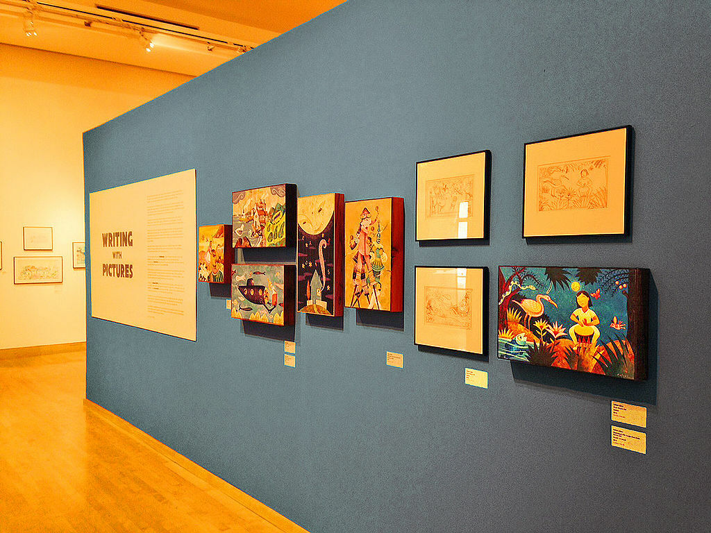 Rafael Lopez work at California Center for the Arts Exhibition