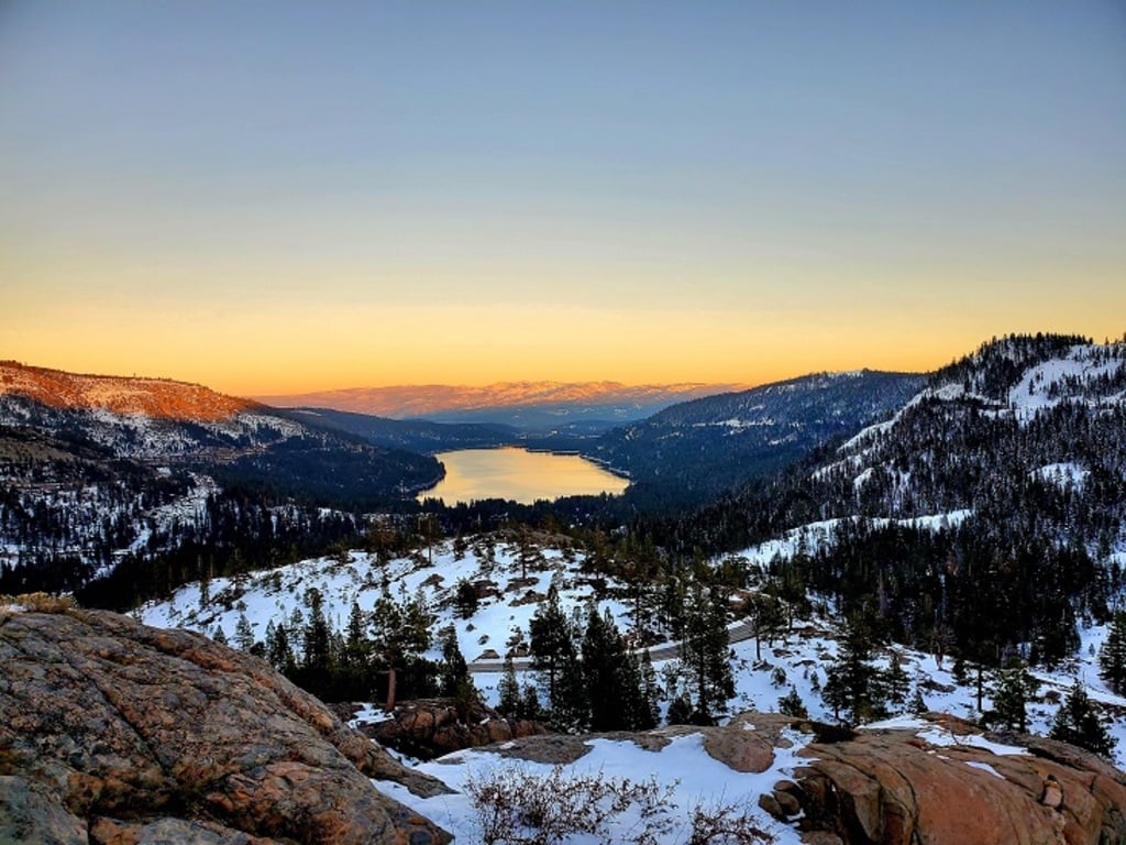 Donner Lake at Sunset