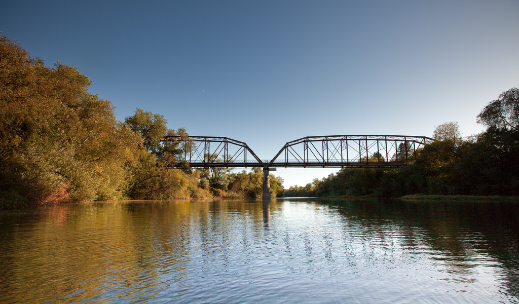 Bridge on The Russian River near Healdsburg