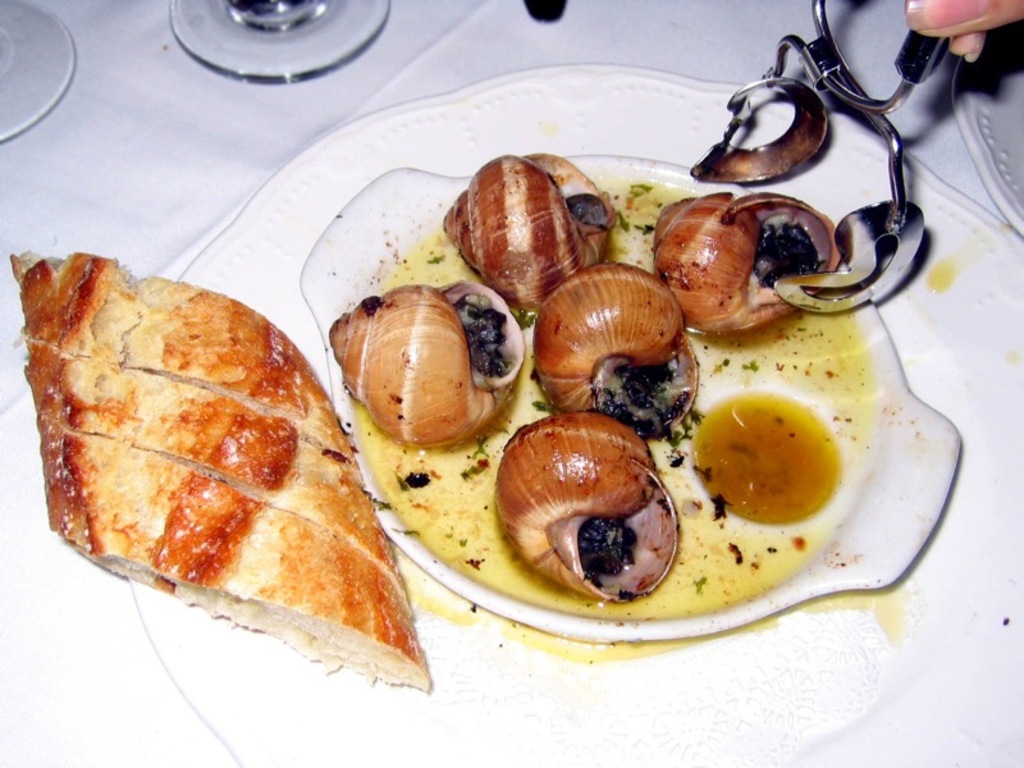 Escargot, Orange Hill restaurant, CA