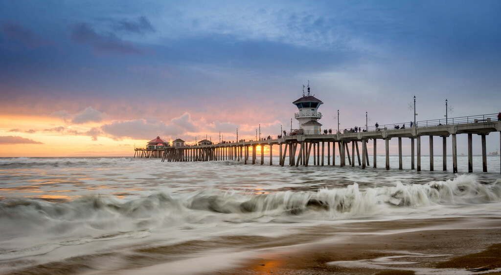 The Motion of the Ocean - Huntington Beach, CA, USA