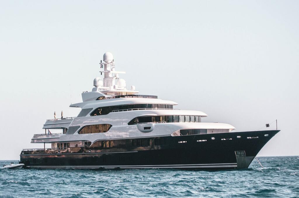 A private yacht