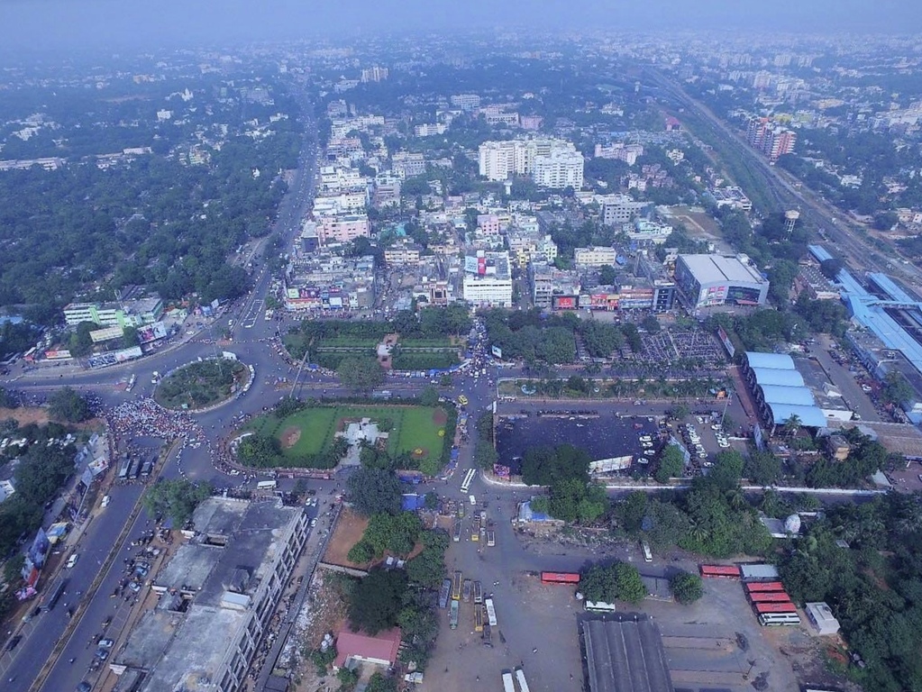 Aerial view of Bhubaneswar Centre