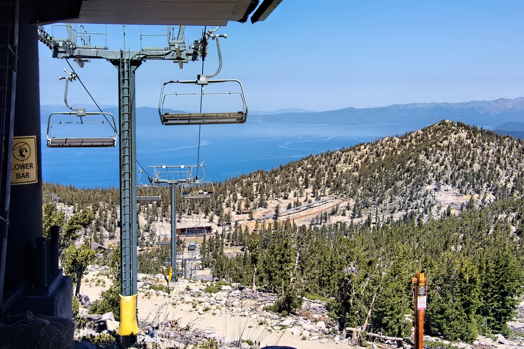 View to Heavenly Ski Resort with Lake Tahoe