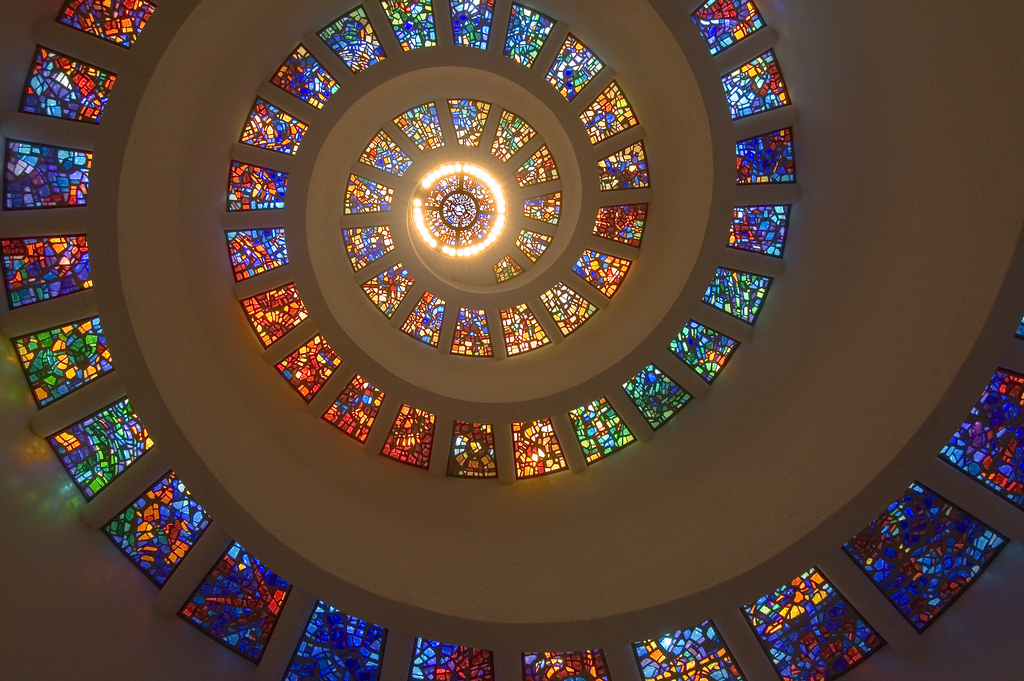 Thanksgiving Square Chapel From the Floor