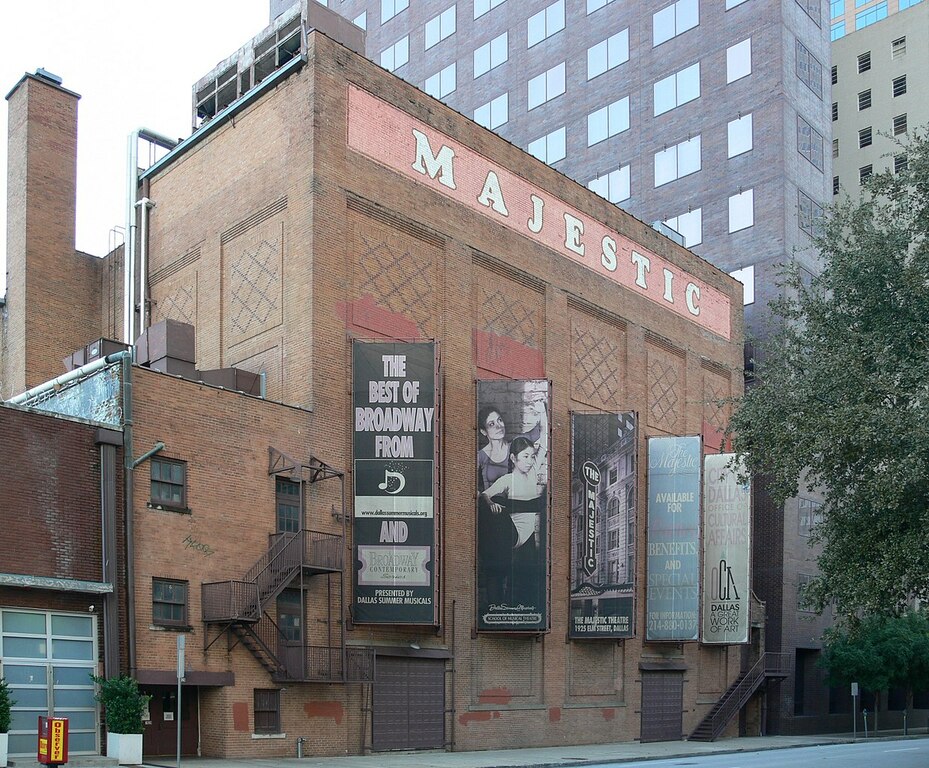 Dallas Majestic Theatre back