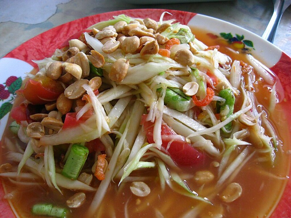 Som tam in Yasothon