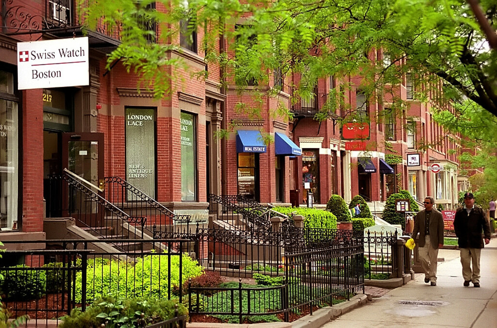 Boston - Newbury Street Brownstones
