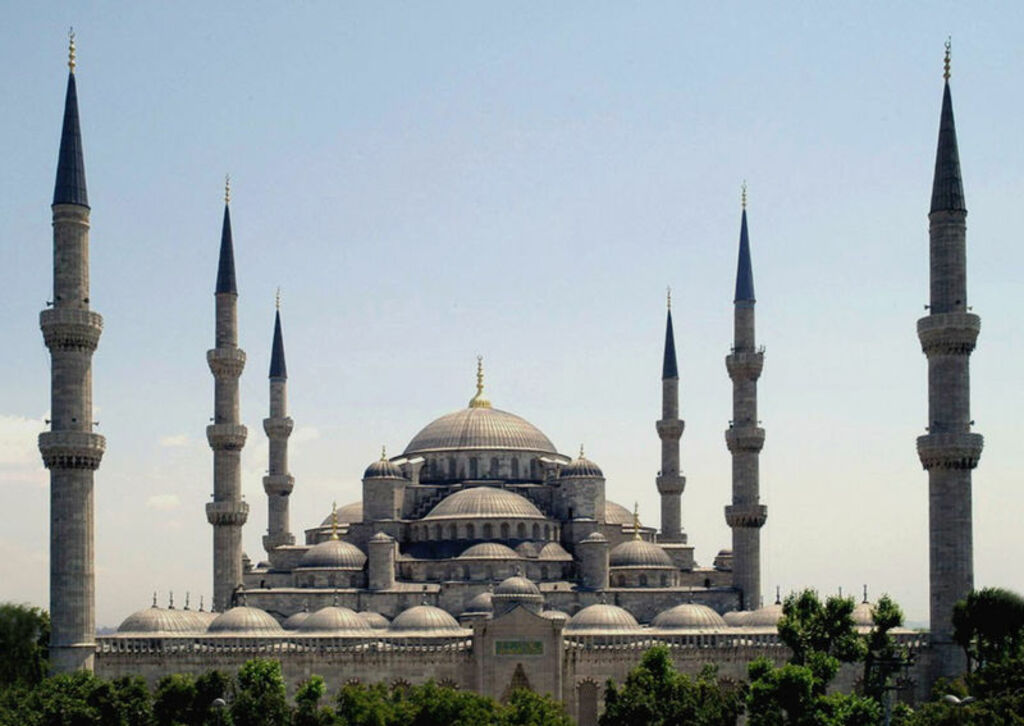 Sultan Ahmed Mosque Istanbul Turkey retouched