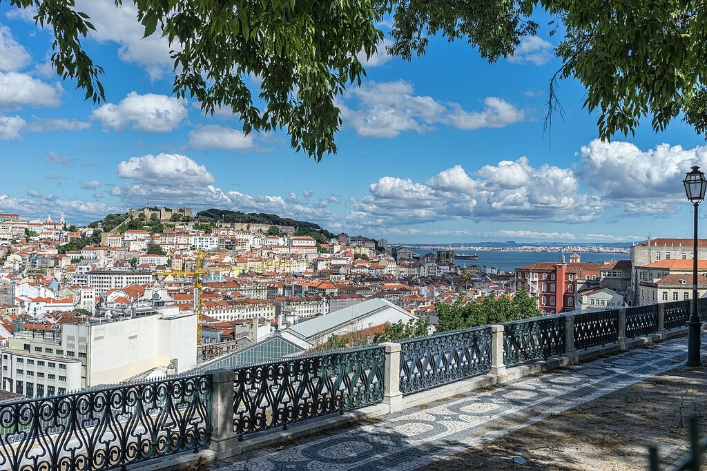 Lisbonne - Miradouro de São Pedro de Alcântara