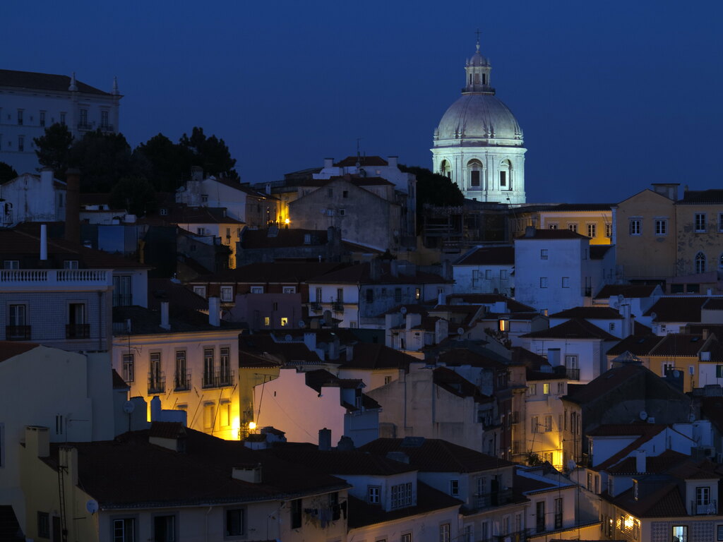 Lisbon Alfama Night