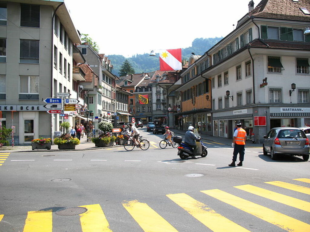 4126 - Thun - Marktgasse at Grabenstrasse