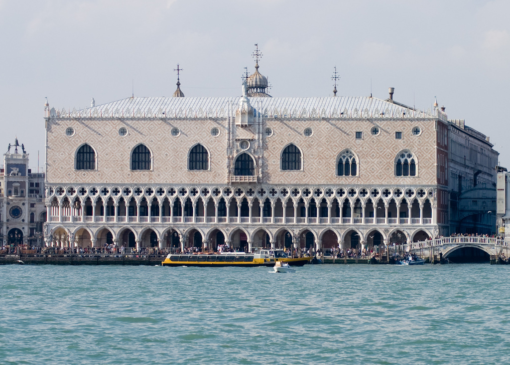 Photograph of of the Doges Palace in Venice