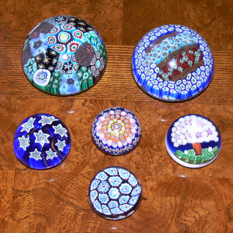 Murano paper weights