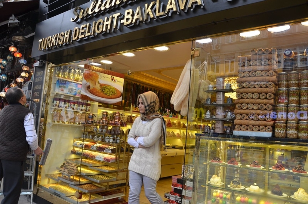 A Turkish Delight and Baklava store