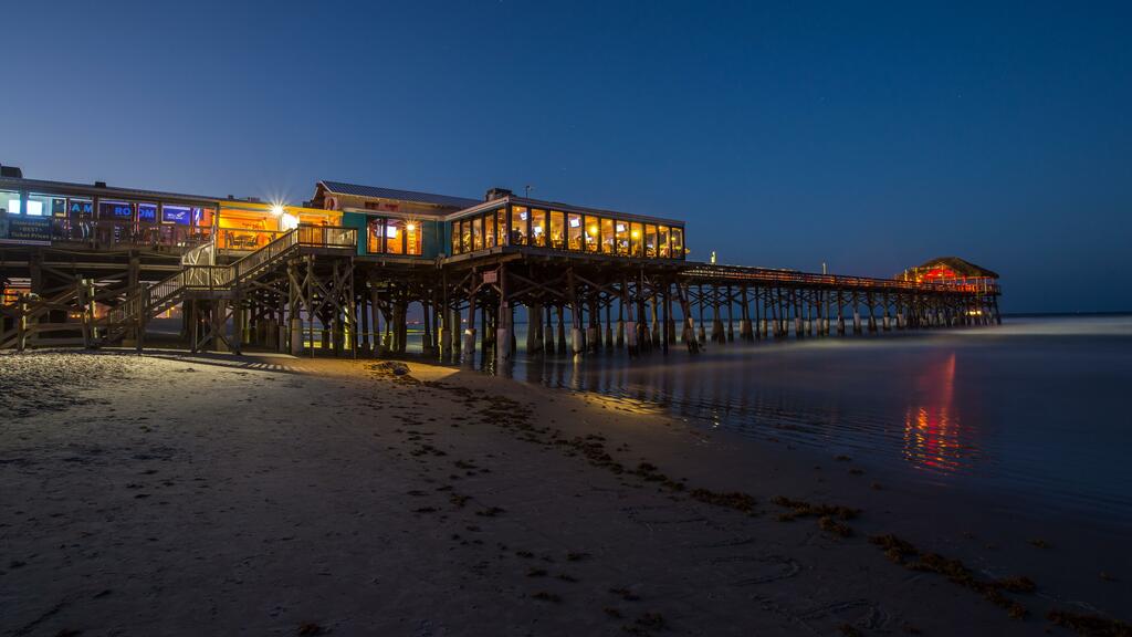 Cocoa Beach Pier Blue Hour (38768501275)