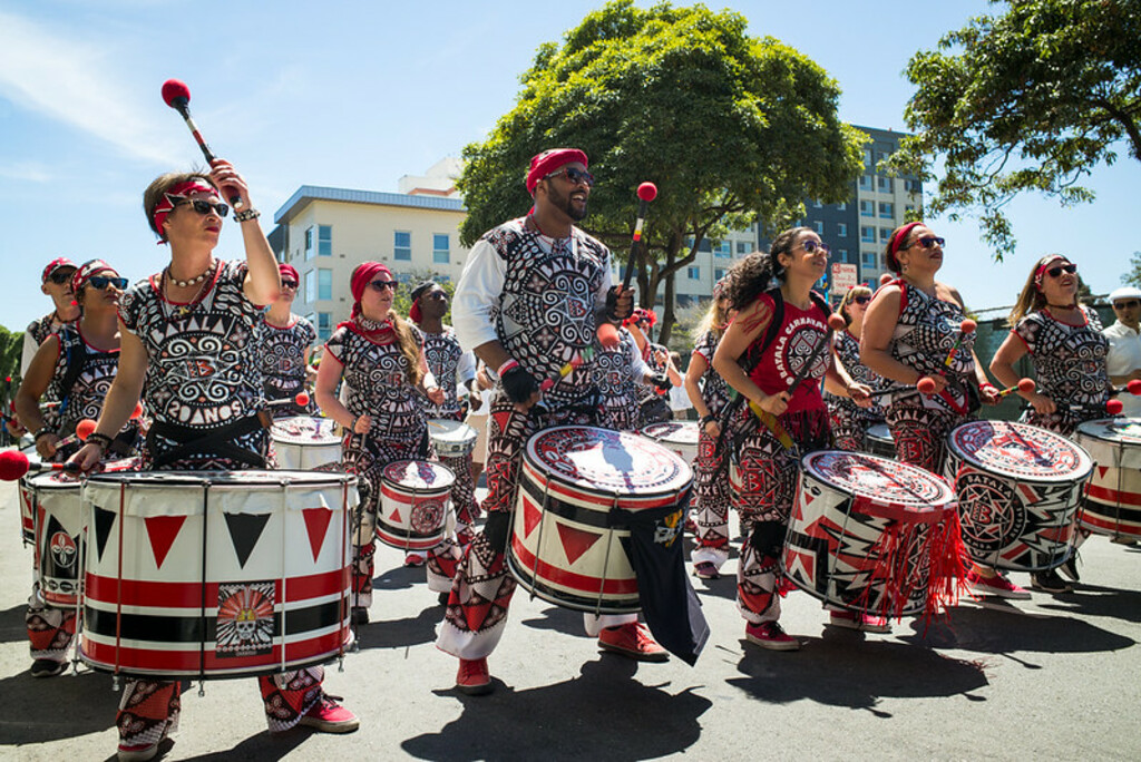 drummers, San Francisco Juneteenth 2017