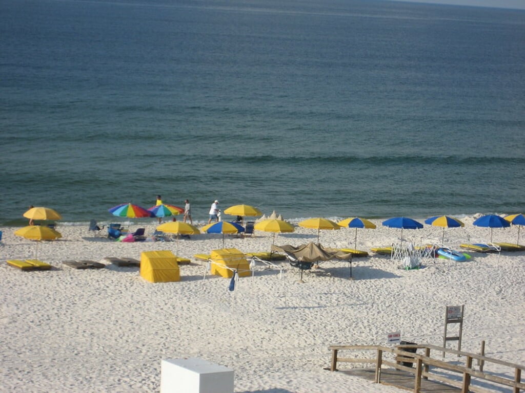 Perdido Morning Umbrellas