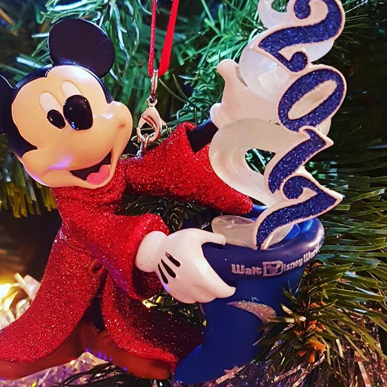 Mickey Mouse Christmas Tree Ornament from Walt Disney World in 2017