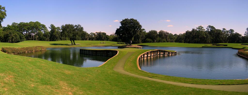 on the way to hole 17