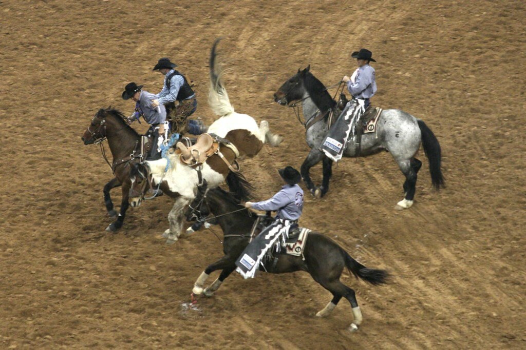 Bronc Riding Dismount
