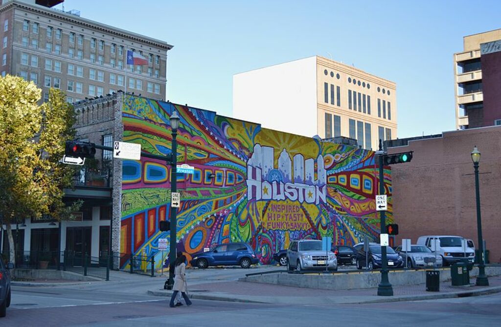 Mural in Downtown Houston