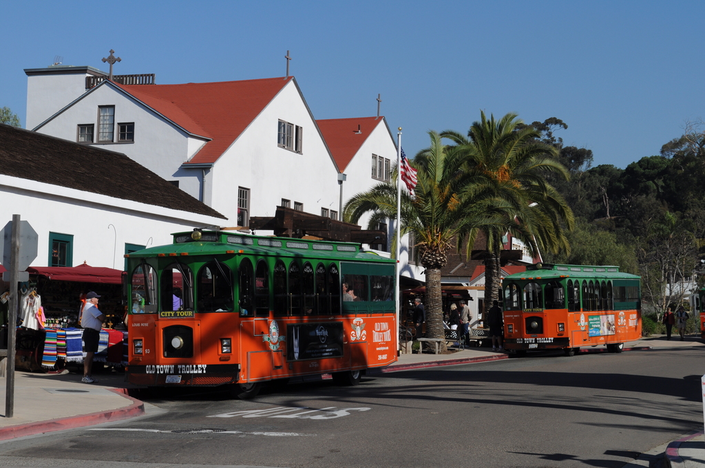 San Diego - Old Town trolleys 01