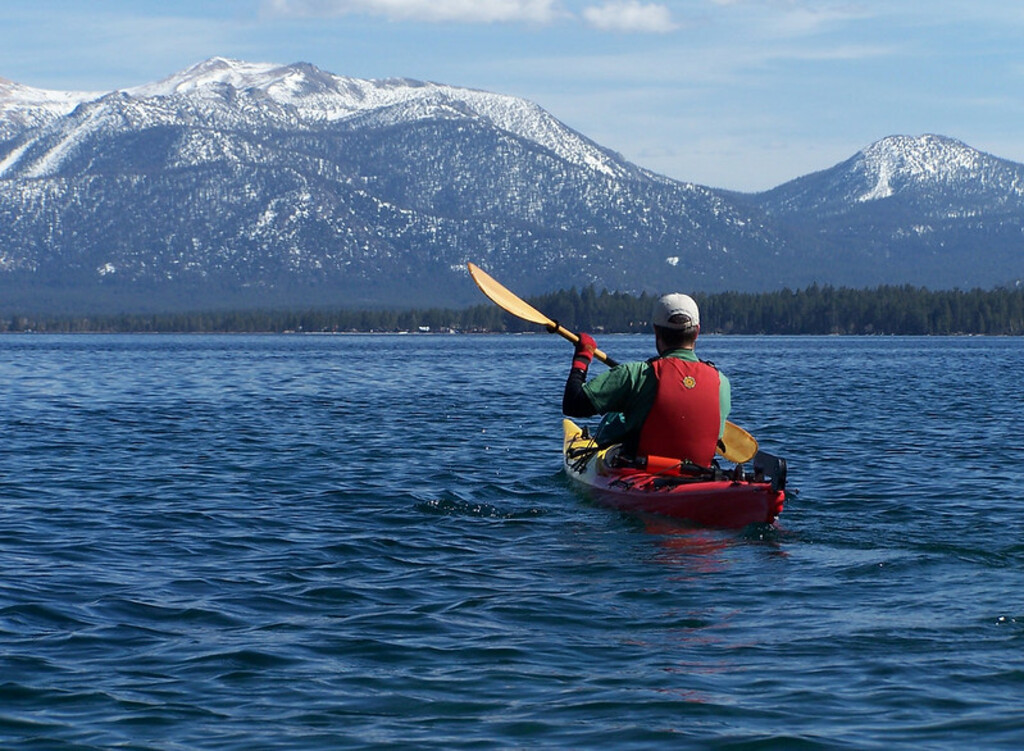 Kayaking Lake Tahoe