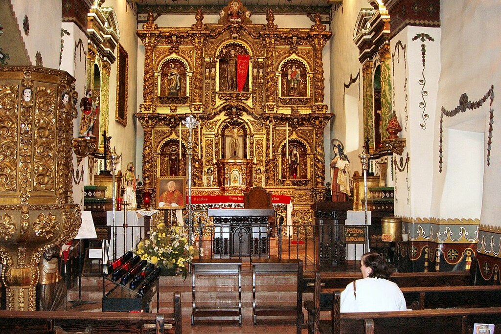 San Juan Capistrano Mission altar