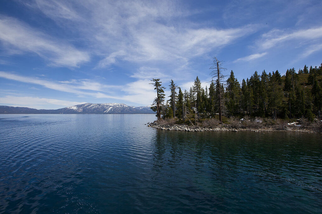 Tahoe North Shore from the East Shore