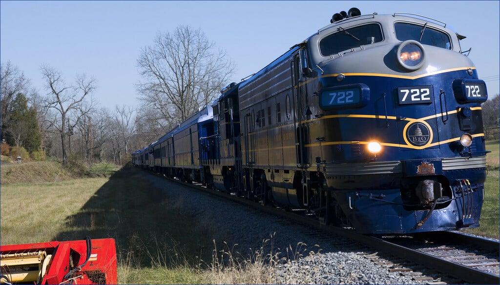 B and O Locomotive #722 -- Potomac Eagle Railroad Romney (WV) November 12, 2011