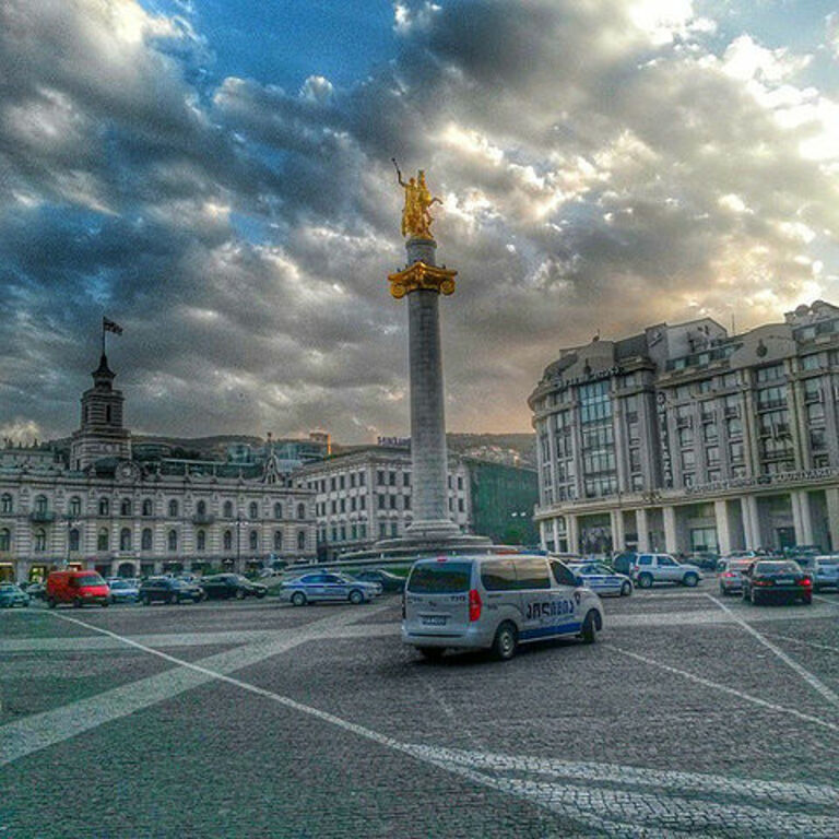 Freedom Square Tbilisi